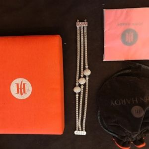 John Hardy 3-row Sterling Silver Bracelet